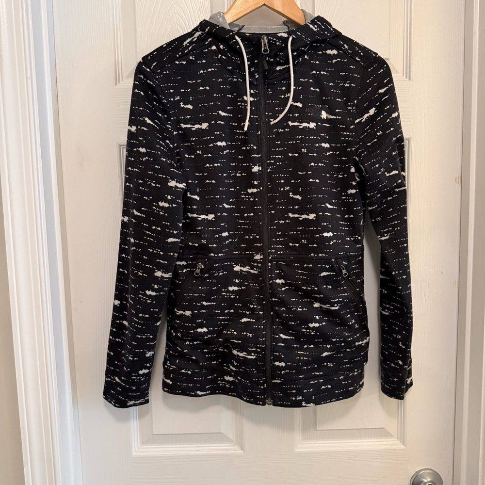 GUC The North Face Black & White Full Zip Hoodie